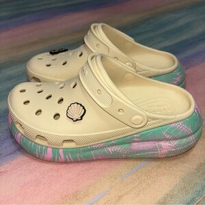 Crocs Spring Break Vanilla Classic Crush Women's Clogs Size 9